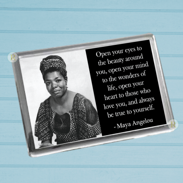 Maya Angelou Fridge Magnet A